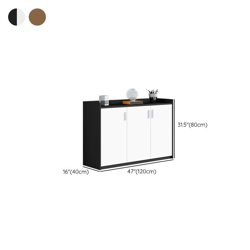 Contemporary Filing Cabinet Vertical Wood Filing Cabinet with Storage Shelves