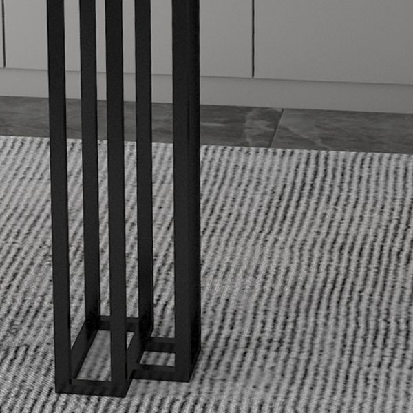 Double Pedestal Kitchen Counter Height Table Contemporary Rectangle Pub Table