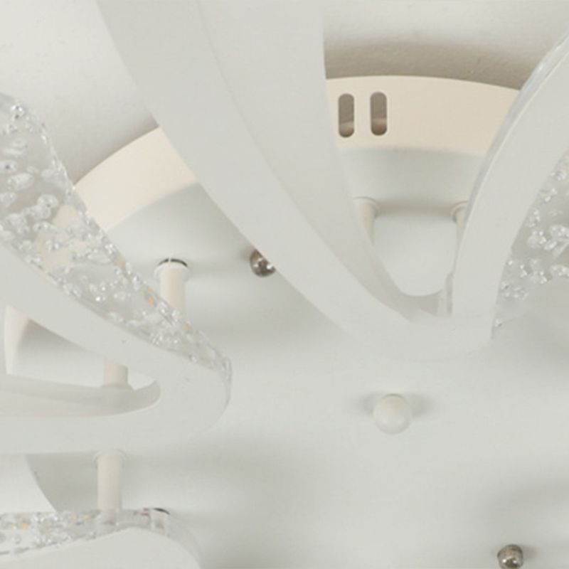 Dandelion Close to Ceiling Lighting Nordic LED Ceiling Mount Lamp with Acrylic Shade