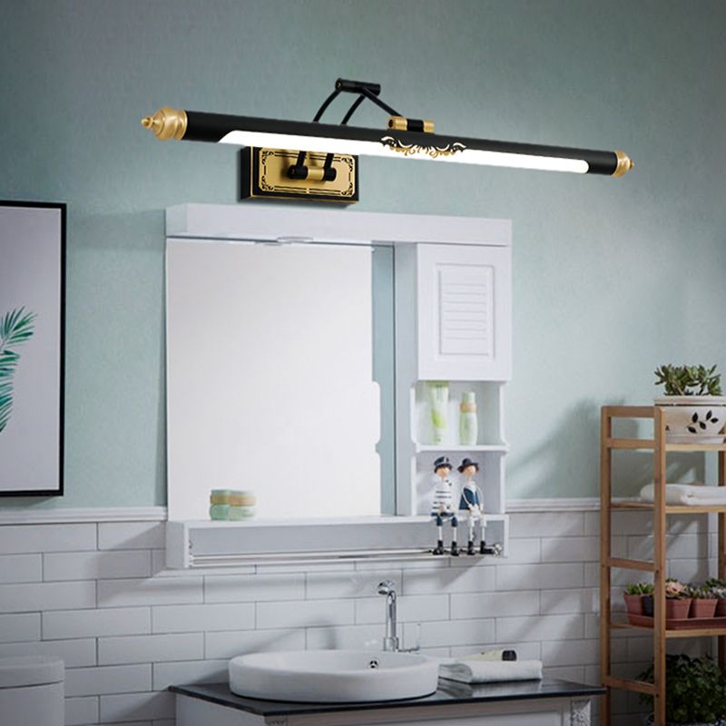 Lampada da parete creativa minimalista domestica con ombra acrilica per il bagno