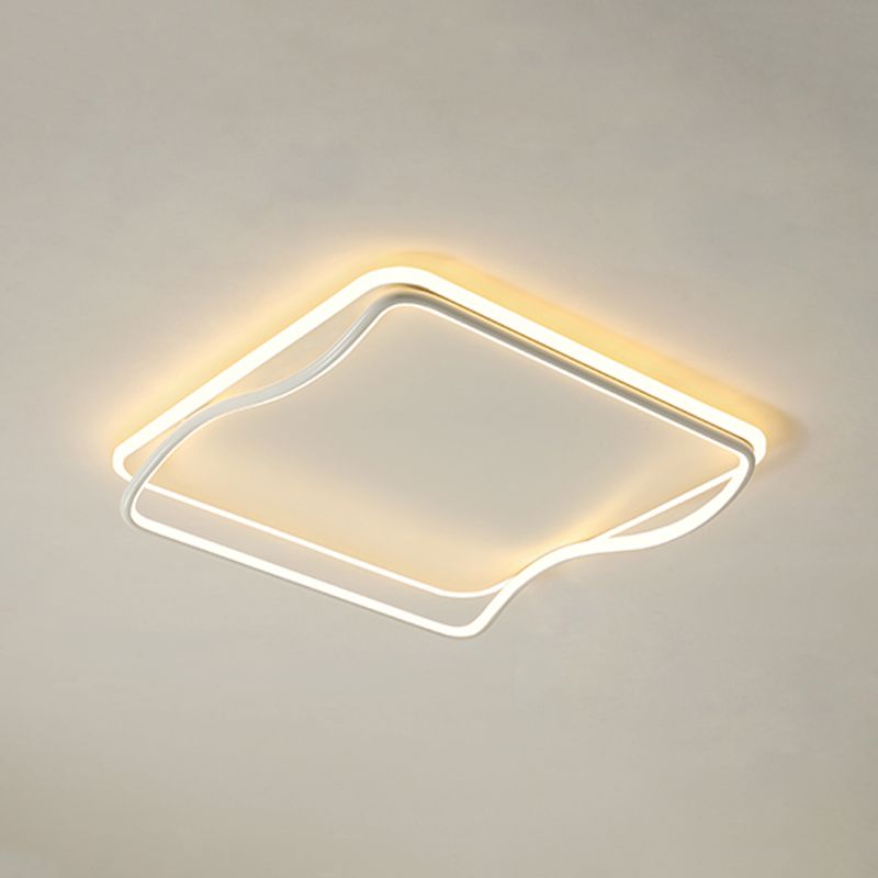 Plafonniers modernes avec abat-jour en silicone Plafonnier LED encastré