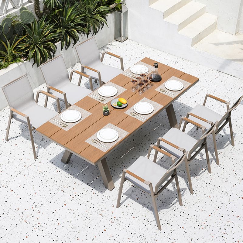 Modern 1/2/5/7/9 Pcs Dining Set Wood Rectangular Dining Table Set