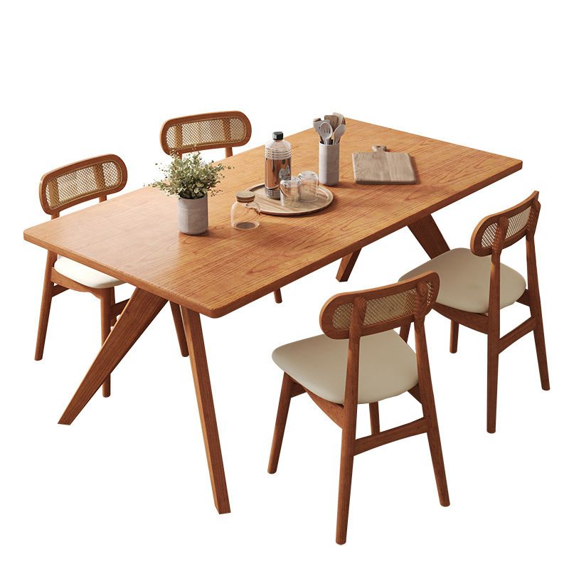 Dining Room Dinner Kitchen Table Pine Solid Wood Dining Table