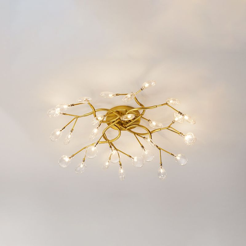 Firefly Flush Ceiling Light Contemporary Metal Wohnzimmer LED Flush Mount Beleuchtung