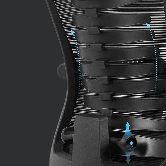 High Back Swivel Office Chair Modern Ergonomic Task Chair with Footrest