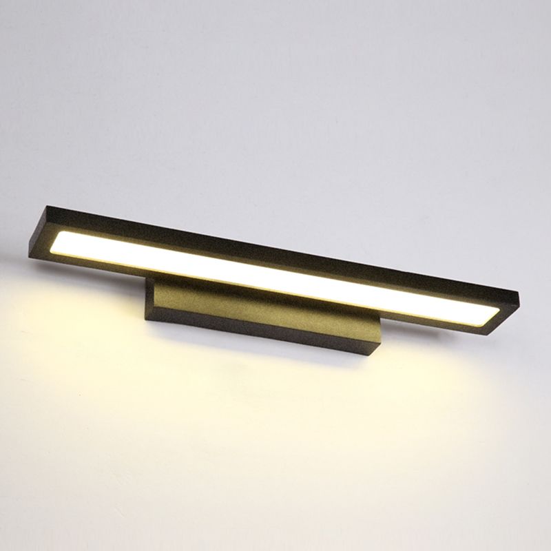 Rectangle Sconce Light Fixture Modern Metal 1 Light Wall Light Fixture