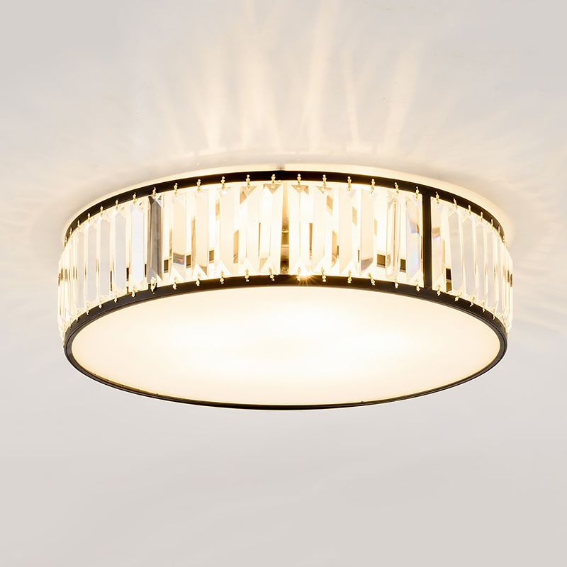 Metal Round Flush Mount Lights Contemporary Style Multi Lights Flush Ceiling Light