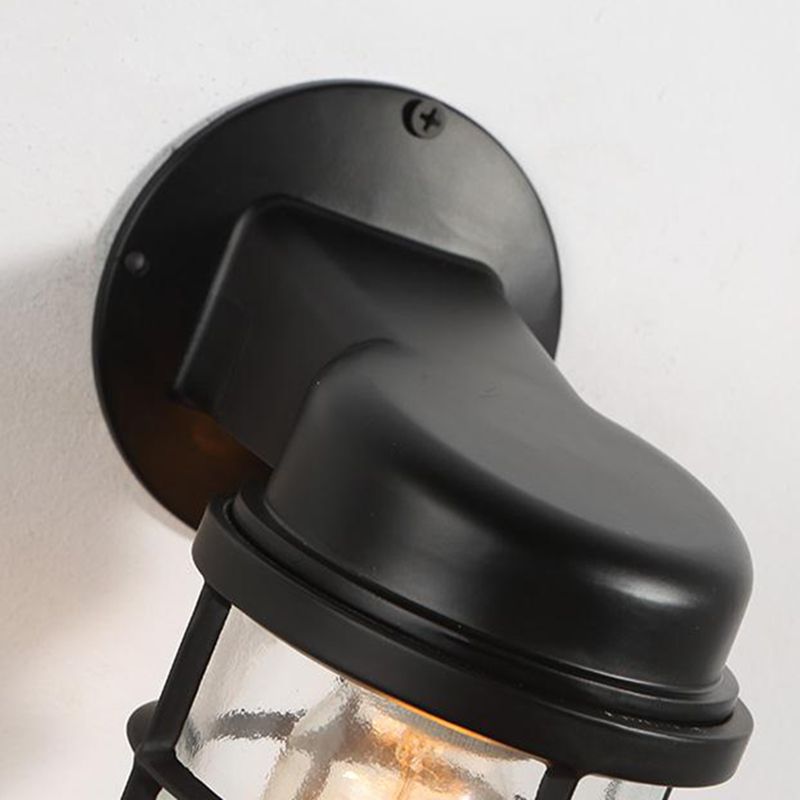 Schmiedeeisenwandlampe Lampenleuchte industrielle Outdoor -Zylinderleuchte Leuchte