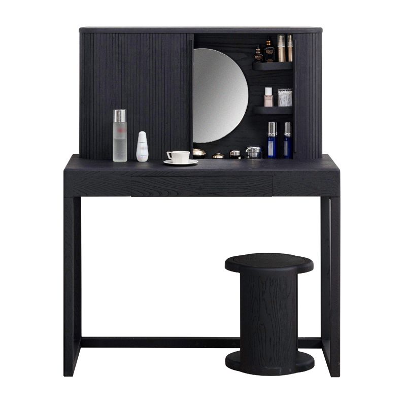 Traditional Bedroom Makeup Vanity Desk Table Solid Wood Vanity Dressing Table