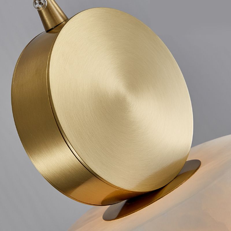 Pendre minimaliste moderne Lumière 1 Light Hanging Light en blanc pour salle à manger