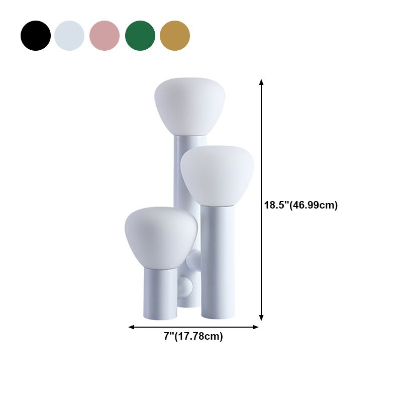 Lámparas de mesa de geometría luces de mesa de 3 luces de 3 luces de estilo moderno