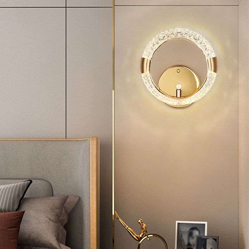 Luz lujosa LED LED LIGHT POSTMODERN METAL ORO Sala de estar Luz de la pared de la pared