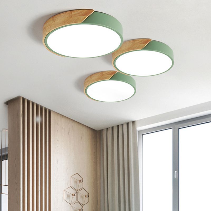 Lámpara de techo moderna con montaje empotrado, iluminación LED, luz interior, luz anillada, luz interior para habitación