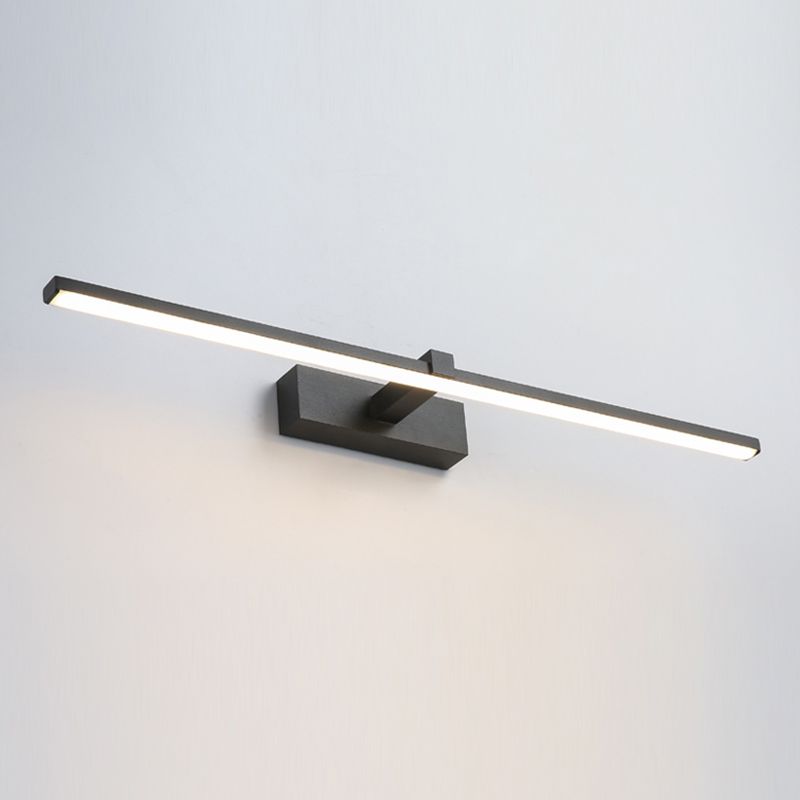 Lampada sconde in metallo moderno a parete a 1 luci per il bagno