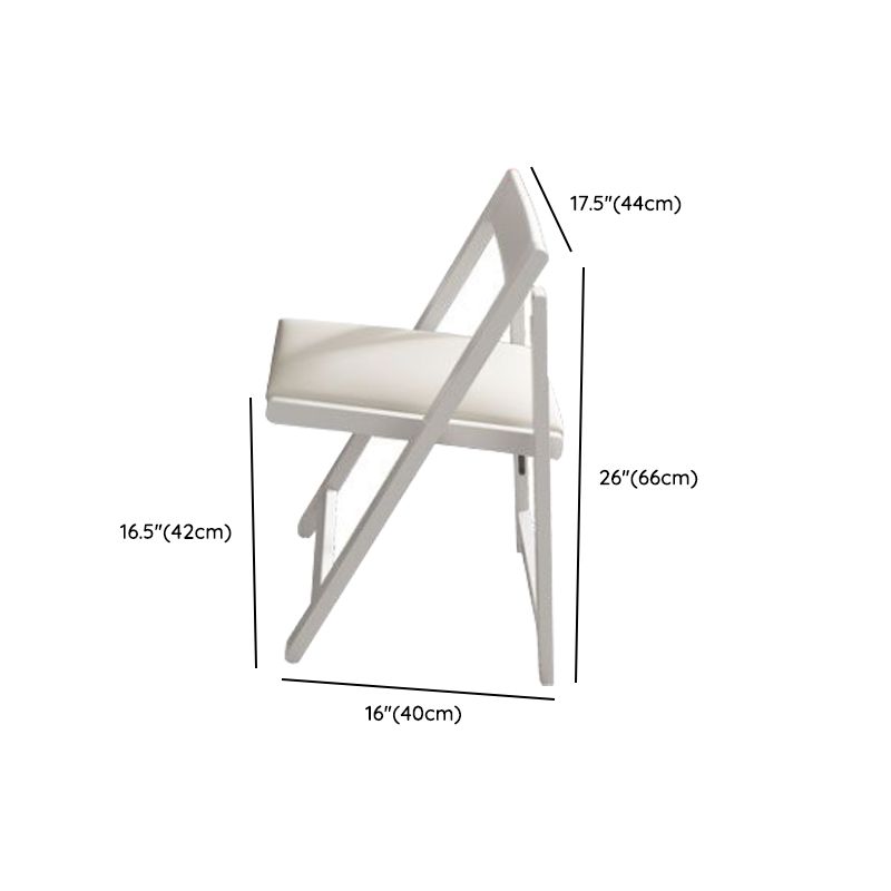 3/5/7 Pieces Modern White Wooden Rectangle Folding Dining Set for Home