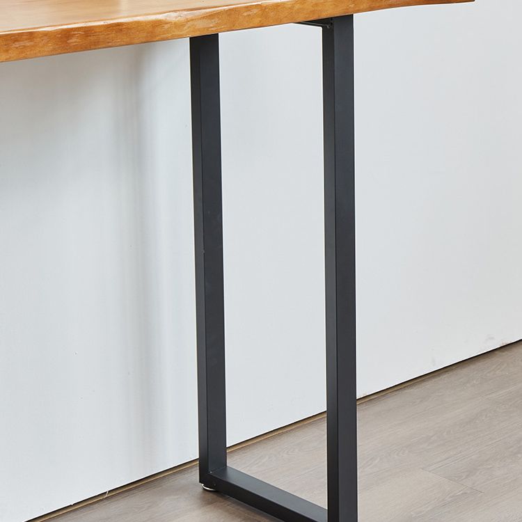 Luxury Rectangle Bar Table Set 1/2/4/5 Pieces Pine Wood Counter Table with Stools