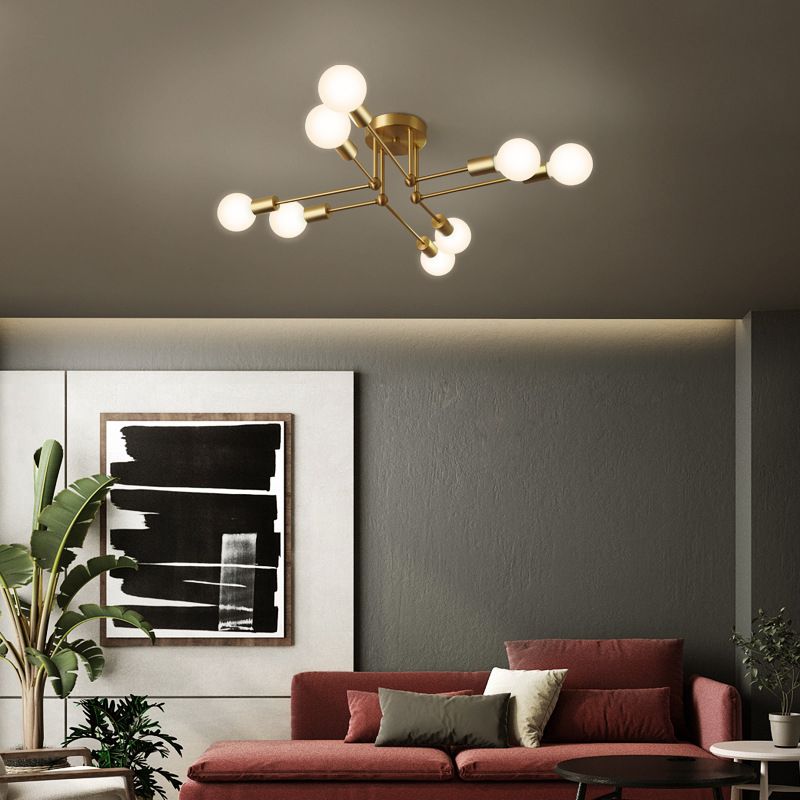 Metal Flush Mount Modern Style Flush Mount Lighting for Hallway
