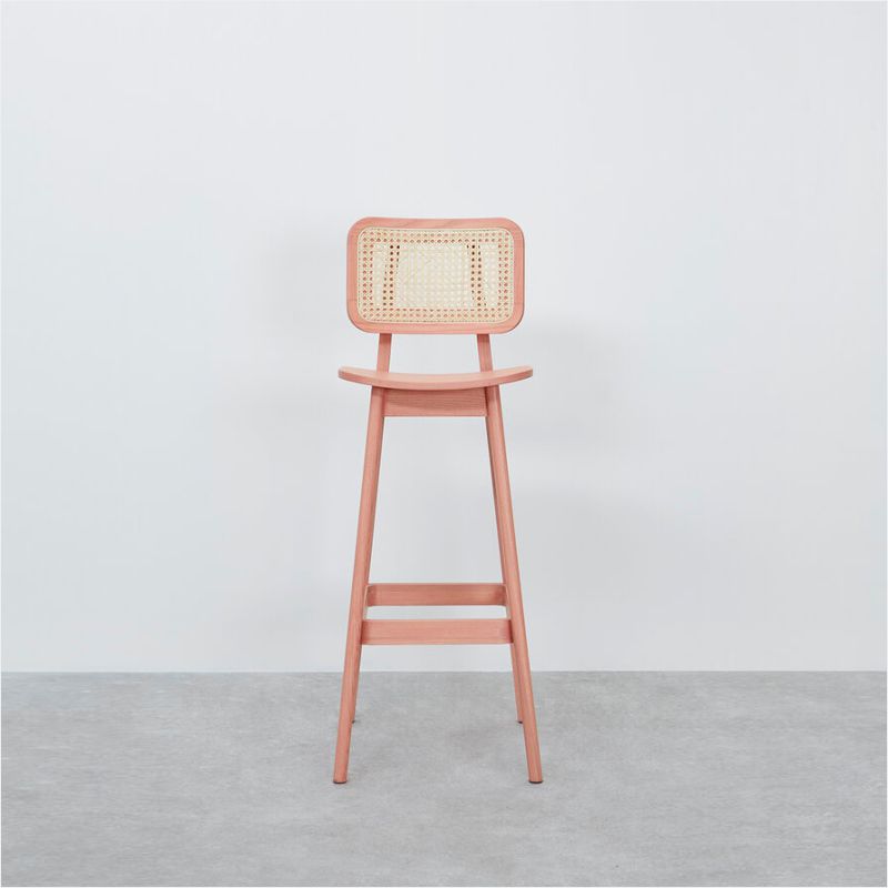 Solid Wood Stool Modern Style Counter and Bar Stool for Living Room