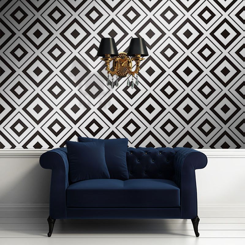 Mosaic Tile Peel and Stick Wall Tile Modern PVC Wallpaper with Waterproof