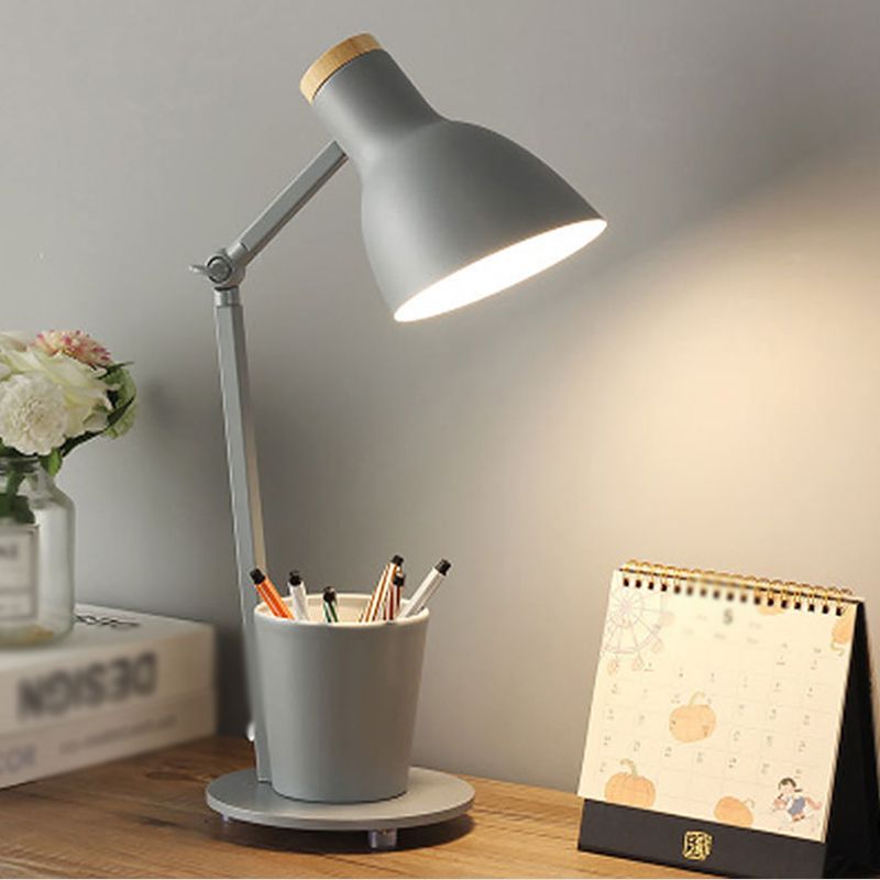 Modern Style Bell Shape Table Lamp Metal Single Light Table Light