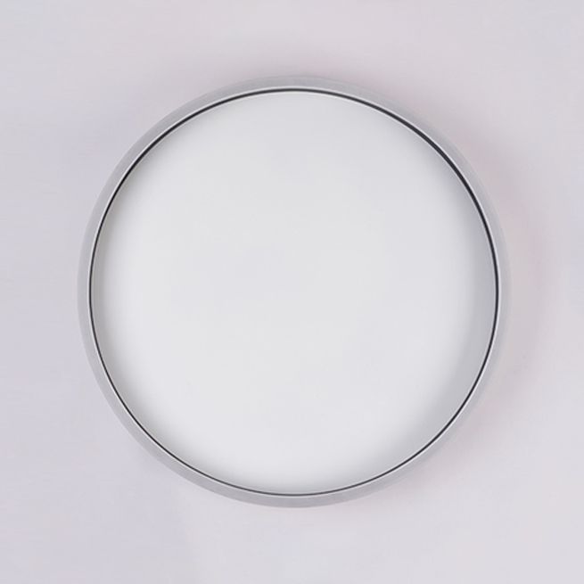 Aluminum LED Ceiling Light Round Black Modern Flush Mount Lamp for Living Room