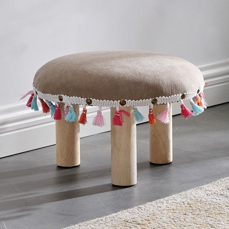 Orange Modern Standard Cotton Tear Resistant Standard for Living Room