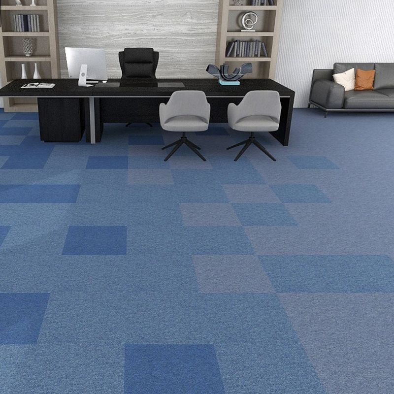 Office Loose Lay Carpet Tiles Dark Color Non-Skid Level Loop Carpet Tile