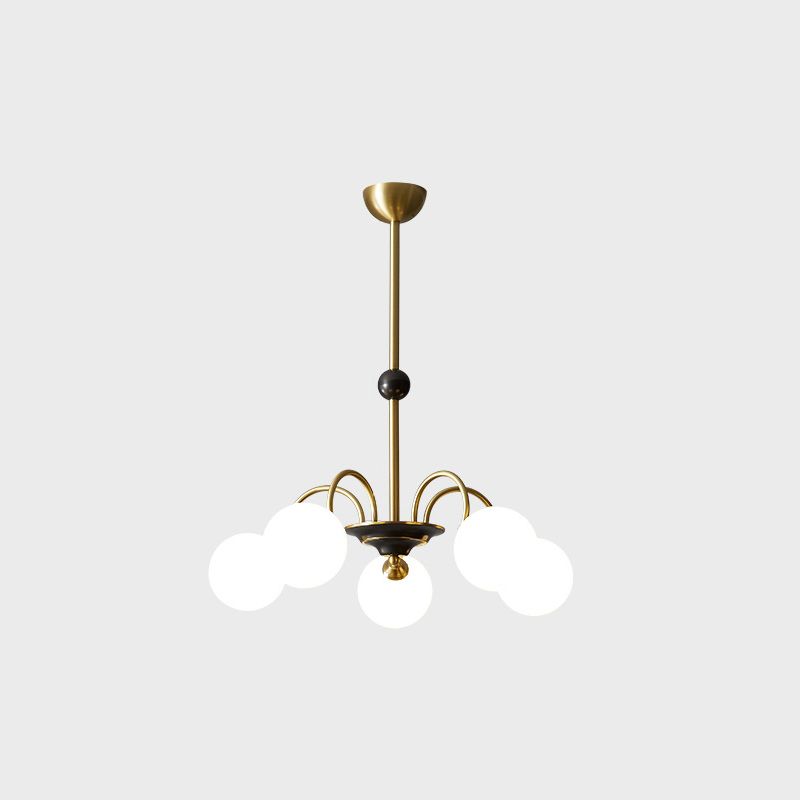 Café de lámparas de lámpara de vidrio contemporáneo Restaurante Multi colgante Luz