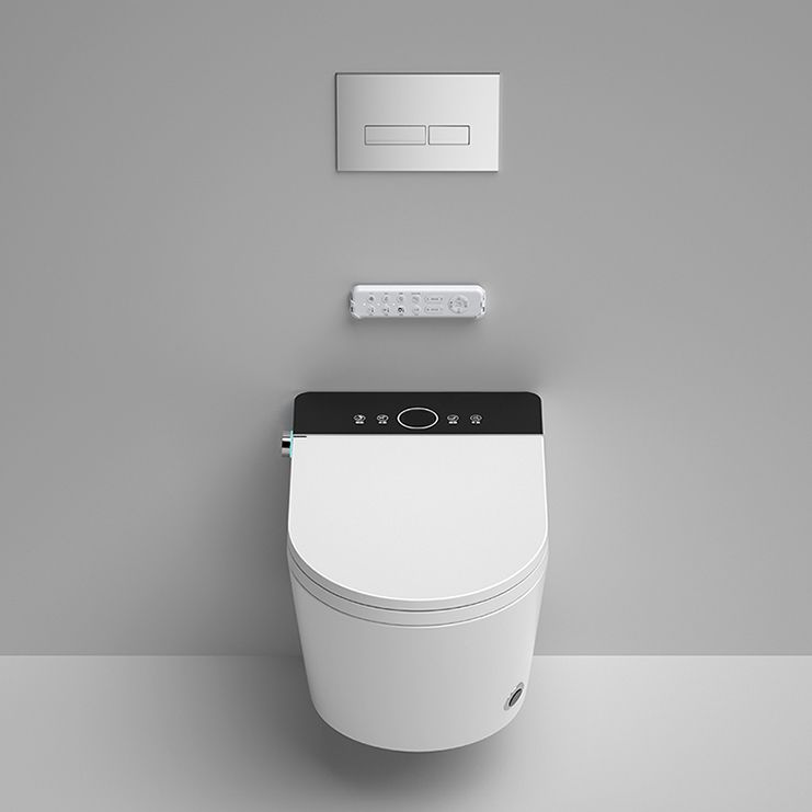 Modern White Wall Mount Urine Toilet Siphon Jet Toilet Bowl with Toilet Seat