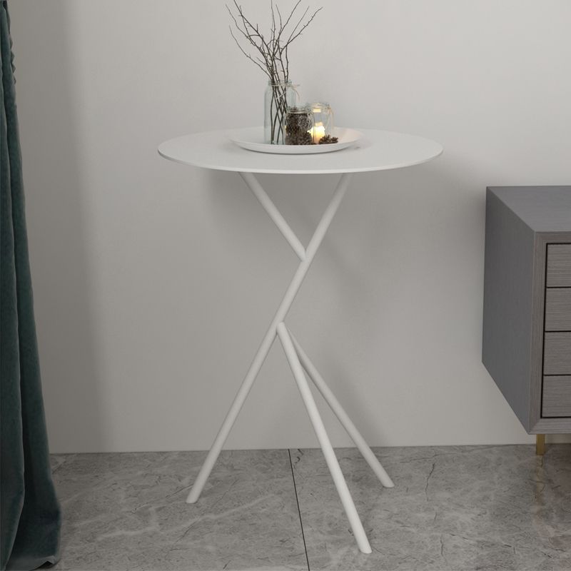 Round 3 Legs Base Design Metal Table Medieval Modern Style Side Table