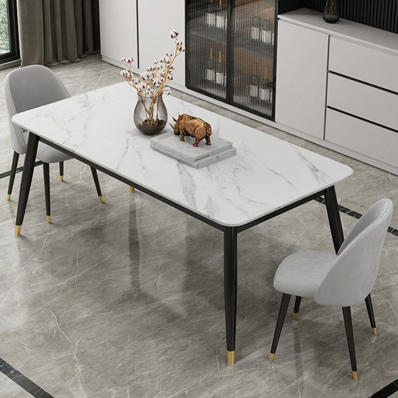 Glam 1/3/5/7 Pieces Dining Set Sintered Stone Dining Table for Home Use