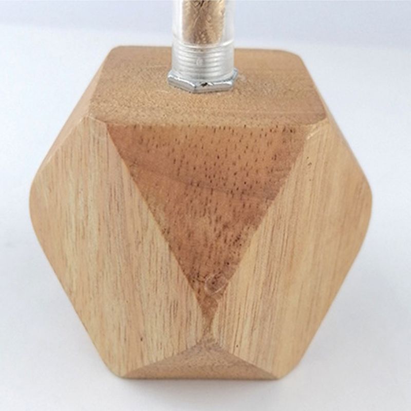 Offene Glühbirne hängende Licht nach unten Licht Holzhängung Licht für Wohnzimmer Schlafzimmer