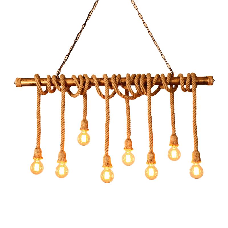 Simple Hanging Island Light Industrial Hanging Lighting Fixture for Dining Room