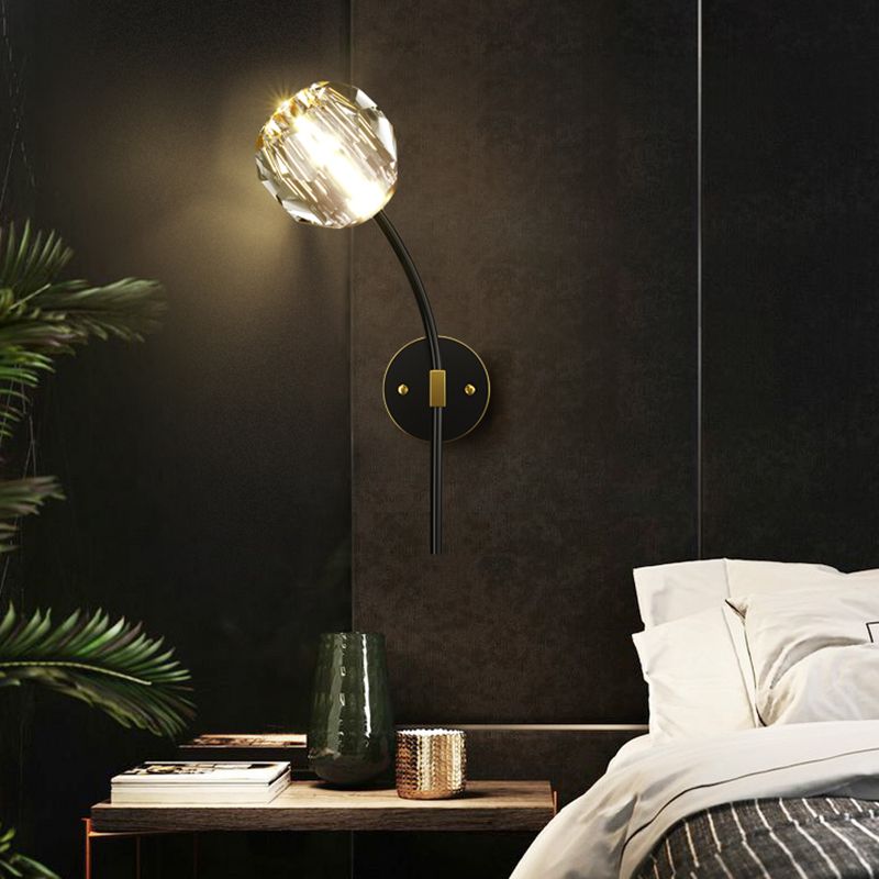 Posstal cristallin postmoderne Lampe murale du salon de chambre à coucher clair