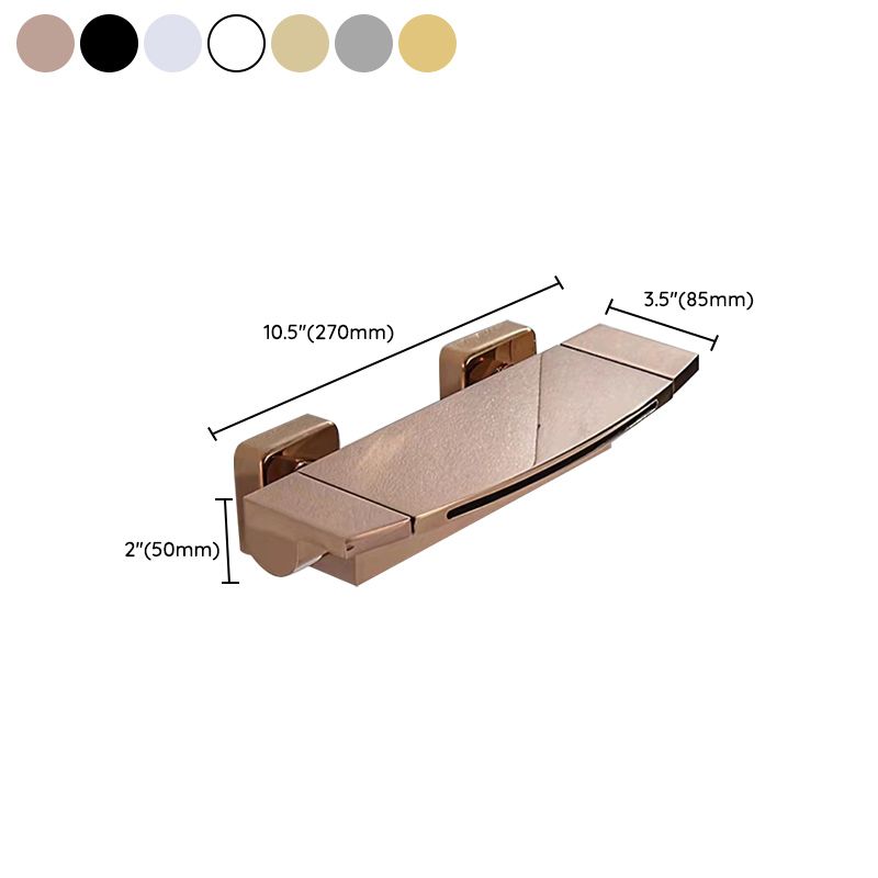 Modern Bathroom Faucet Copper Wall Mount Waterfall with Handheld Shower Tub Spouts