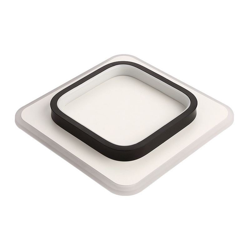 Lámpara de techo de montaje empotrado de estilo nórdico, iluminación LED de montaje empotrado con forma geométrica para dormitorio