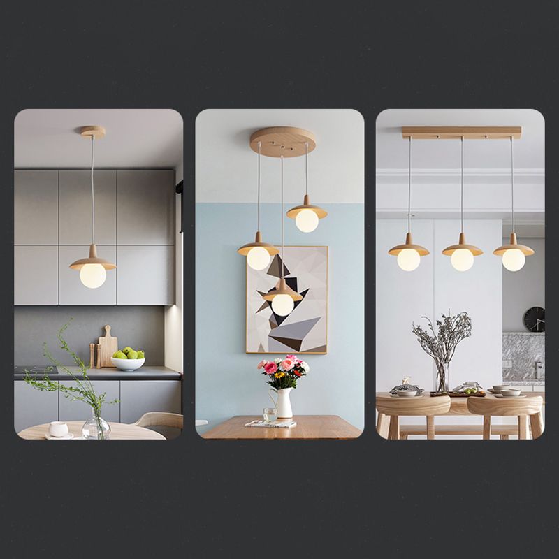 Nordic Global Pendule Light 1-Light suspendu plafond plafond pour salle à manger
