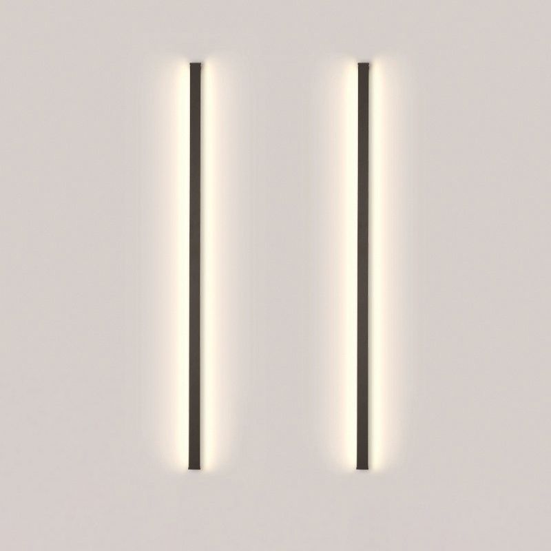 Nordic Modern Metal 1-Light Wall Mount Lamp Linear Wall Sconce for Bedroom