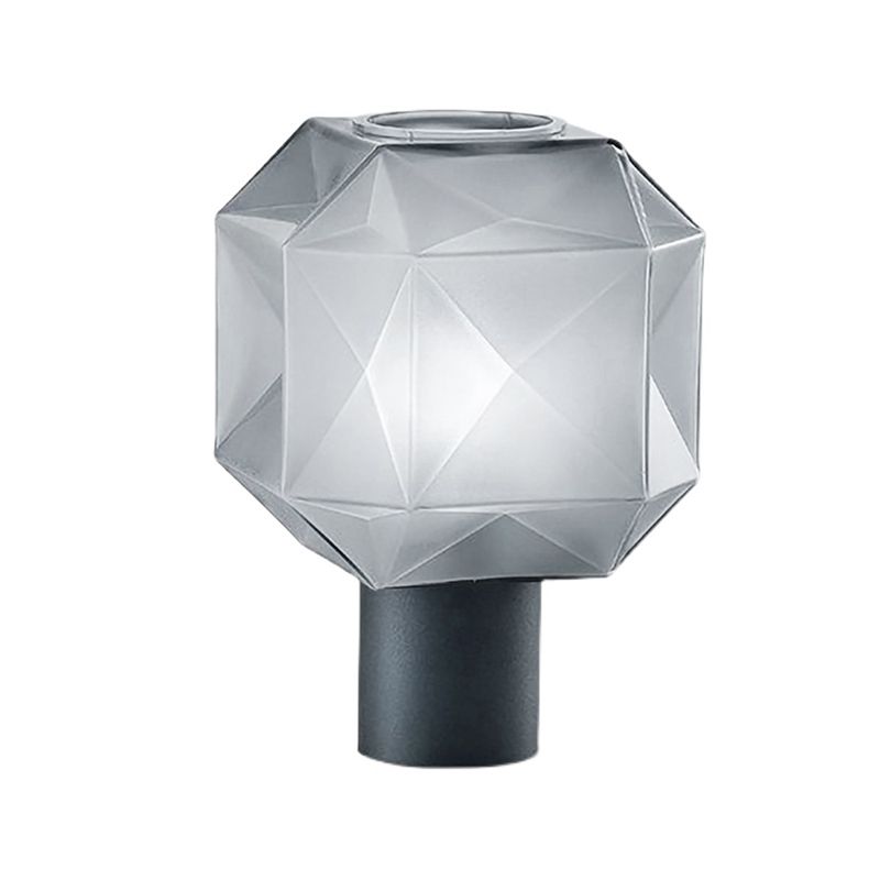 Ultra-modern Simplicity Geometric Table Lamp Hand-Blown Glass Nightstand Lamp for Bedroom