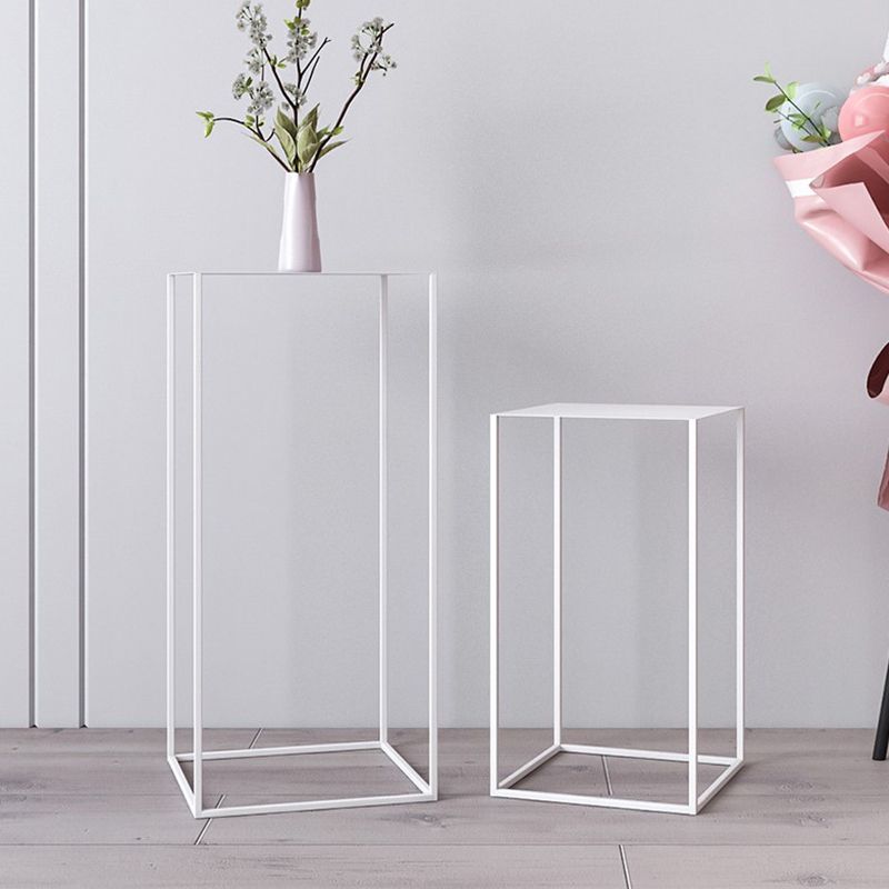 Square Metal Table Frame Base Design Medieval Modern Style Side Table