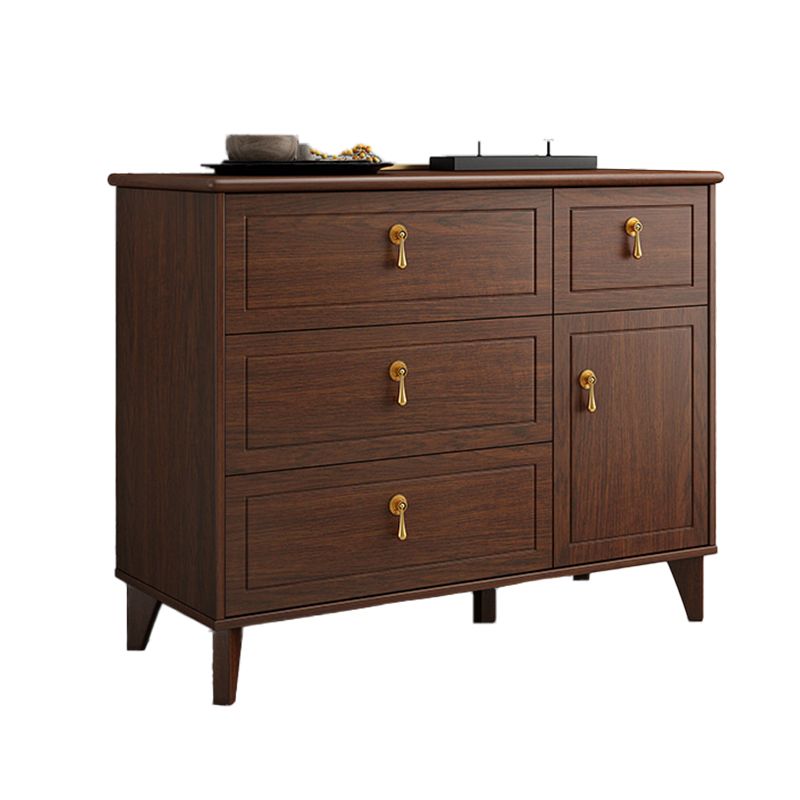 Contemporary Glam Storage Chest Dresser Wooden Chest with Drawers