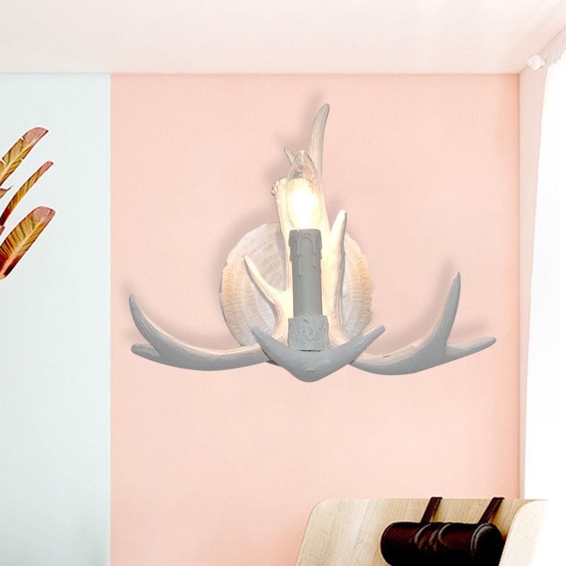 1 lampe à paroi de l'ampoule exposée légère