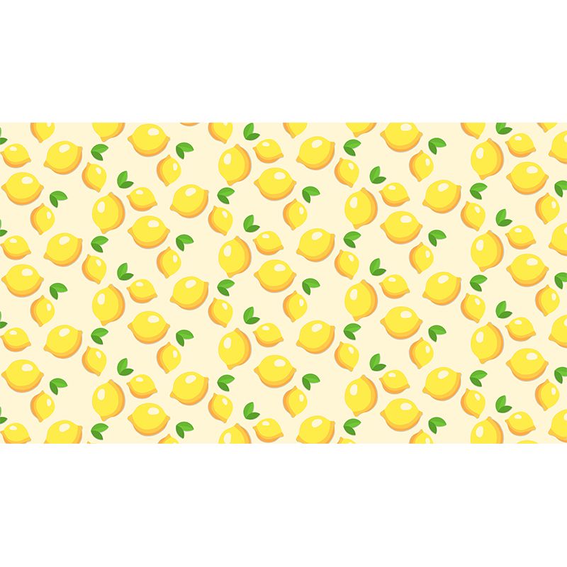 Fruit Illustration Mural Wallpaper Environment Friendly Living Room Wall Mural