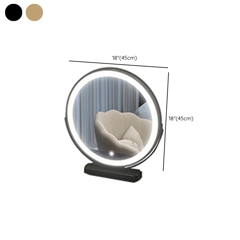 Lighted Mirror Make-up Vanity Luxurious Dressing Table Stool Set