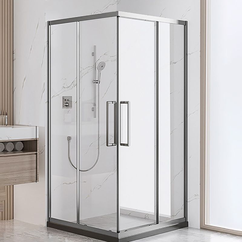 Square Shower Enclosure Tempered Glass Shower Enclosure with Door Handles
