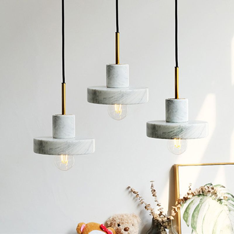 Nordischer Stil weißer Marmor hängend hängend