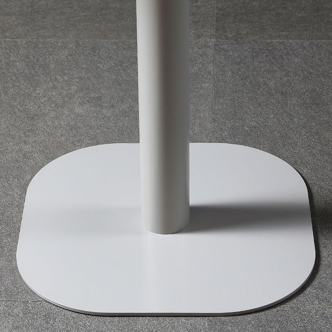 Metal Industrial Dining Table Manufactured Wood Top Table with Pedestal Base