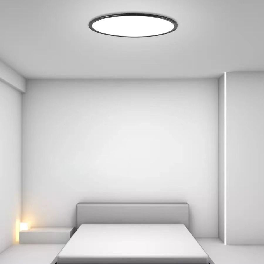 Luminaires encastrés circulaires à 1 lumière à montage en aluminium de style moderne