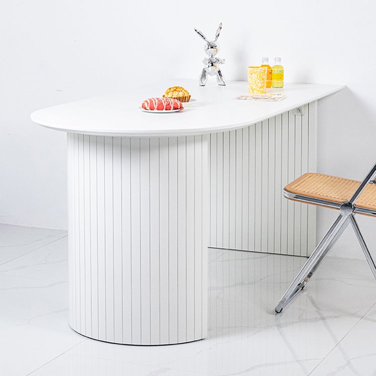 Modern Style Dining Table Double Pedestal Dining Table for Home Use