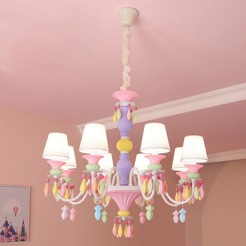 Modern Sputnik Ceiling Pendant Light Crystal Hanging Pendant Light for Children's Room